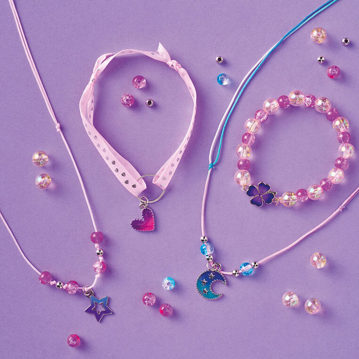 Zestaw do tworzenia biżuterii z zawieszkami zmieniającymi kolor Janod