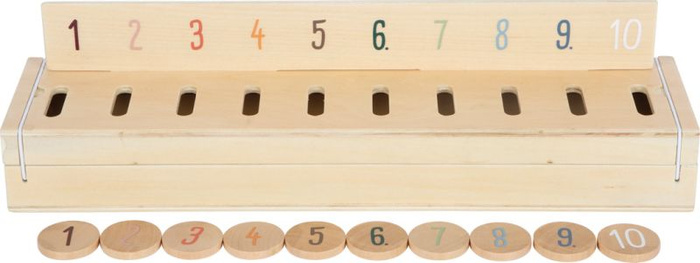 Drewniany pojemnik do sortowania Odkrywca świata Small Foot