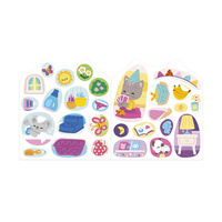 Książeczka z naklejkami Dom Janod