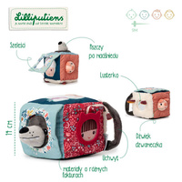 Kostka wielofunkcyjna miękka Wilk Louis Lilliputiens