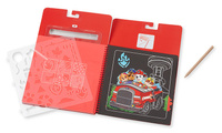 Wydrapywanka zdrapywanka z książką Psi Patrol Scratch Art Pad – Marshall Melissa and Doug
