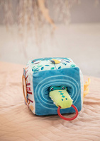 Kostka wielofunkcyjna miękka z pozytywką Dżungla Lilliputiens