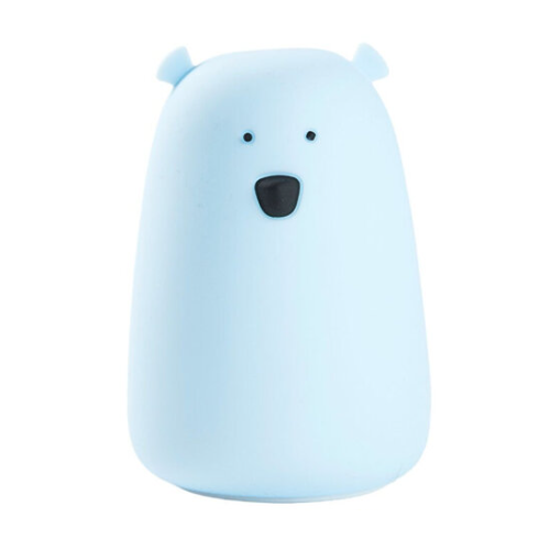 Miś Duży Lampka Silikonowa Niebieska Rabbit & Friends