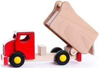 Drewniany samochód, sorter. Wywrotka, Bajo
