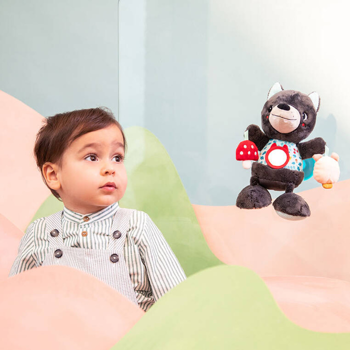 Wielofunkcyjna przytulanka Wilk Louis Lillputiens