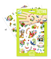 Zmywalne tatuaże dla dzieci. Kolorowa wiosna, Djeco