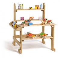 Drewniany sklep do zabawy dla dzieci Outdoor Erzi