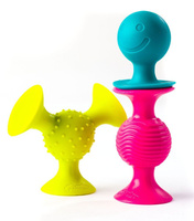 Bobo Przyssawki 3 Grzechotki PipSquigz