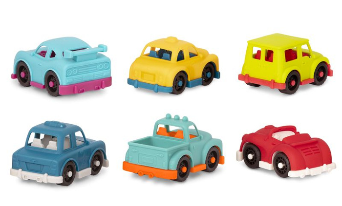 Komplet małych autek z serii Happy Cruisers 6 szt B.toys