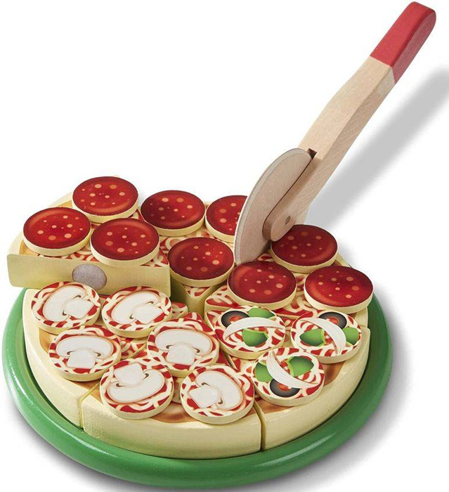 Drewniana pizza w pudełku Pizza Party Melissa & Doug