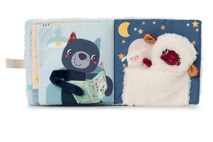 Miękka książeczka z przytulanką Dobranoc Owieczka Yvon Lilliputiens