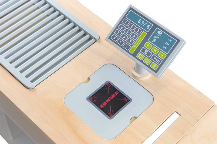 Drewniana kuchnia dla dzieci i sklep 2w1 Funkcjonalność Small Foot