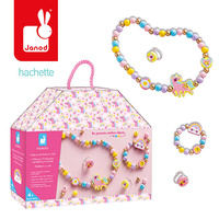 Zestaw kreatywny robienie biżuterii Tęczowa kraina Janod