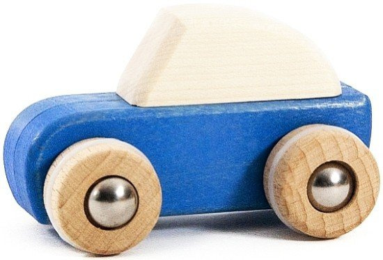 Drewniany samochód. Szybkie auto z napędem, BAJO