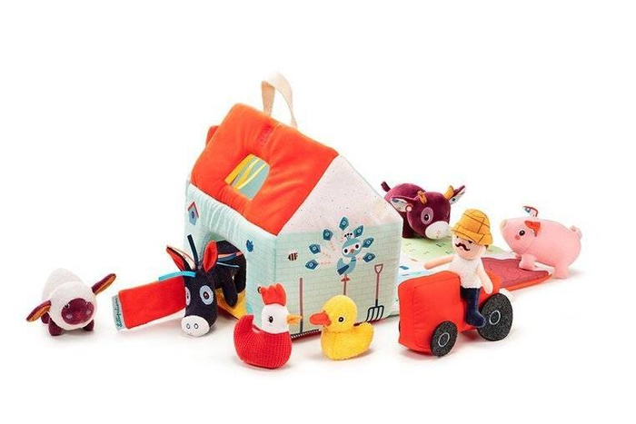 Domek manipulacyjny edukacyjny Farma rolnik i zwierzęta LILLIPUTIENS