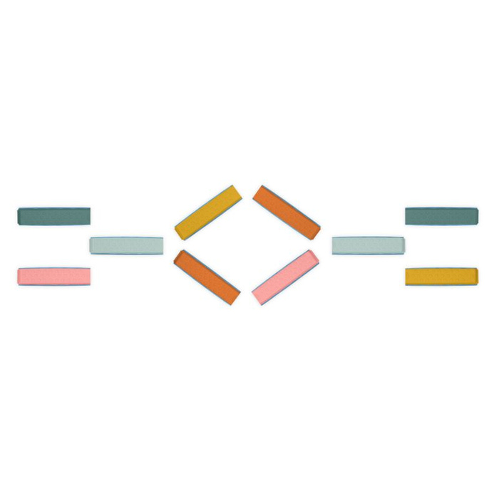 Belki sensoryczne Balance & Hop Beams B.Toys