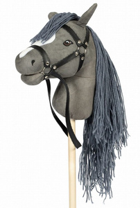 Hobby Horse Koń na kiju Astrup szary