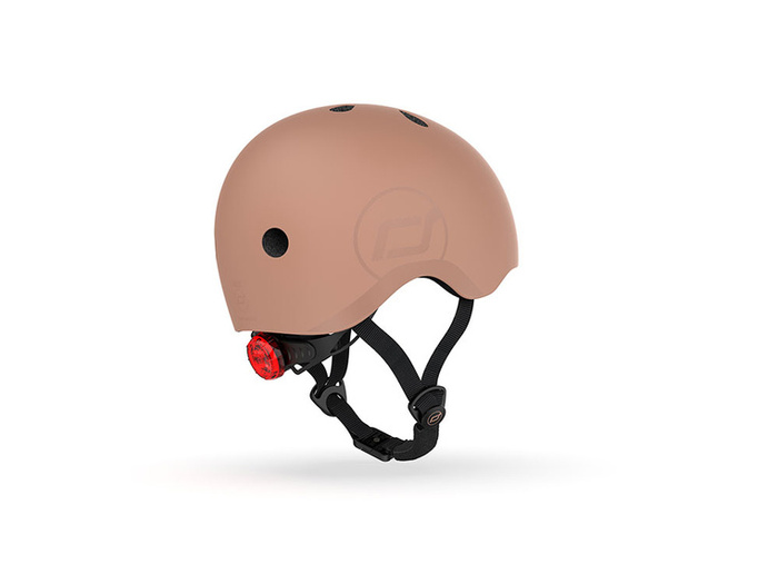 SCOOTANDRIDE Kask S-M dla dzieci 3+ Mocha
