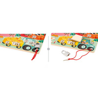 Tablica edukacyjna manipulacyjna z drewna Janod