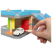 Parking dla autek drewniany dwupoziomowy City Goki