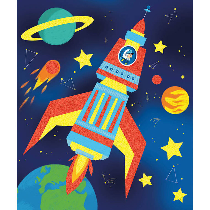 Multizestaw kreatywny dla dzieci Kosmiczne Przygody Janod