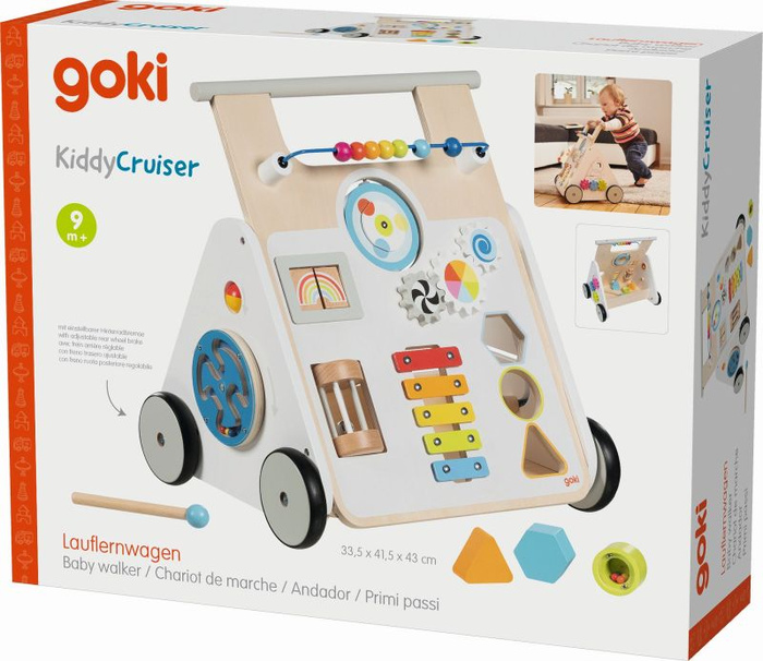 Chodzik edukacyjny z tablicą manipulacyjną Kiddy Cruiser Gogi