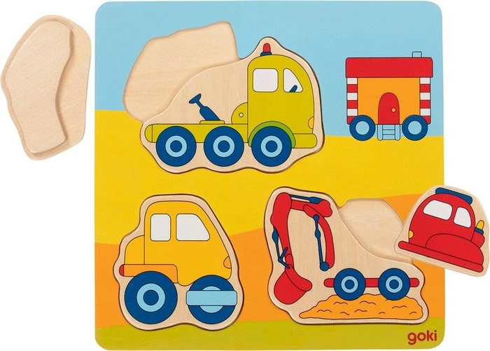 Układanka z drewna Sprzęt budowlany Goki