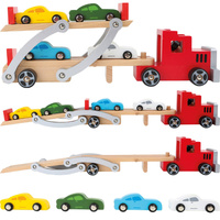 Drewniana laweta z samochodzikami Small Foot 