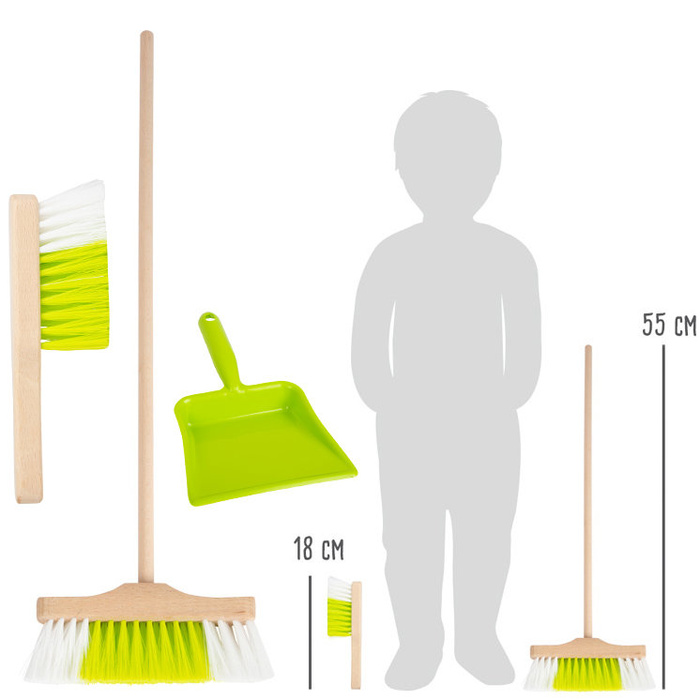 Zestaw do sprzątania z miotłą Small Foot