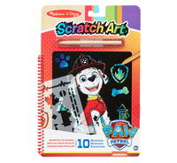Wydrapywanka zdrapywanka z książką Psi Patrol Scratch Art Pad – Marshall Melissa and Doug