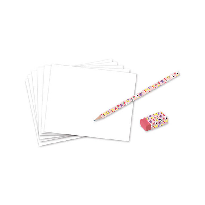 Zestaw kreatywny dla dzieci Rysowanie krok po kroku Modele kawaii Janod