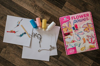 Zestaw kreatywny dla dzieci Malowanie łańcuszkiem Kwiaty I love creativity Janod 