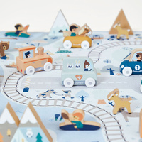 Miękka mata do zabawy z drogą Biała Dolina Cross Roads Janod