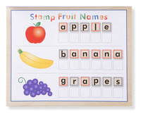 Pieczątki dla dzieci Deluxe litery i cyfry do nauki Melissa nad Doug