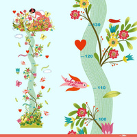 Naklejka miarka wzrostu Zaczarowany Ogród Djeco 