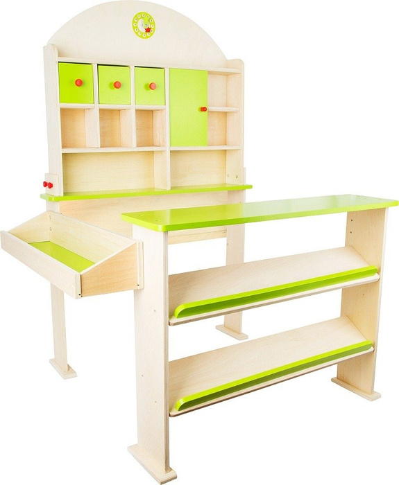 Drewniany zielony sklep dla dzieci Small Foot