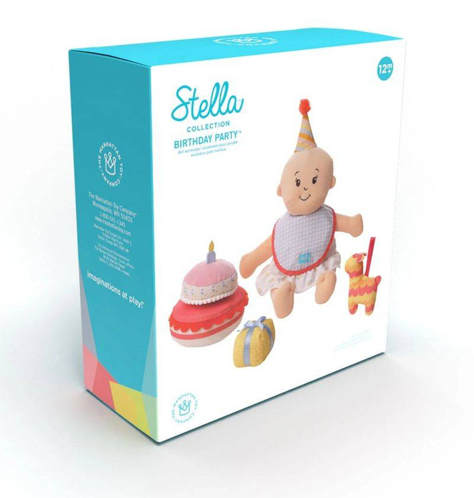 Zestaw urodzinowy dla lalek Baby Stella Manhattan Toy
