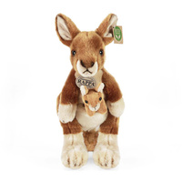 Maskotka dla dzieci kangur z dzieckiem 27 cm Rappa