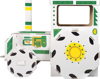 Zabawki z tektury Tektorado Traktor z naklejkami zieleń