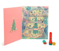 Kalendarz adwentowy z bajkami projektorem La Grande Famille Moulin Roty