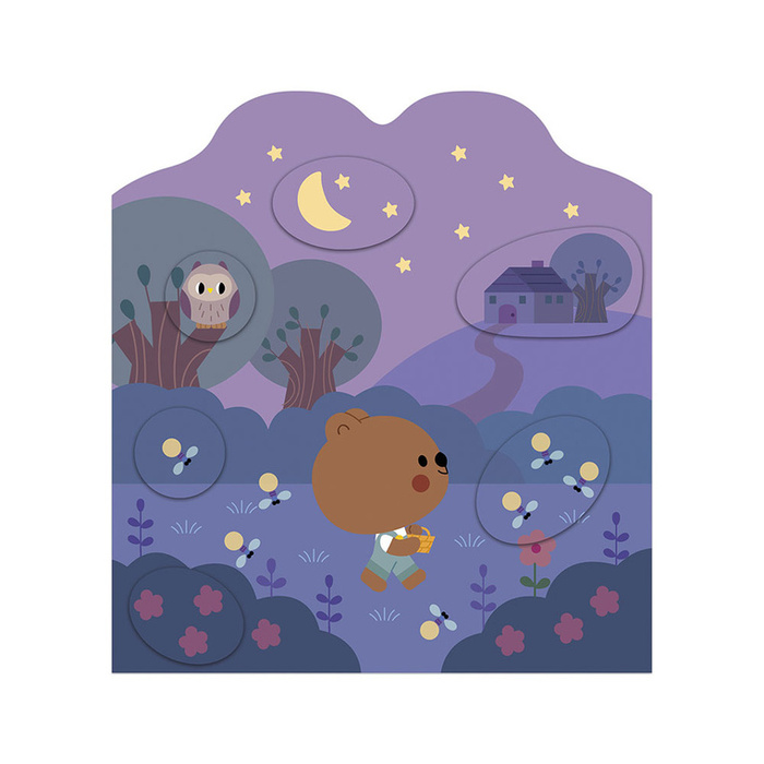 Książeczka z naklejkami Las Janod