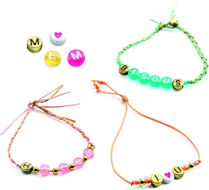 Zestaw do tworzenia biżuterii Perełki z literkami Djeco