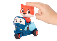 Zestaw miękkich autek sensorycznych do rączki Light Up Cars B.toys