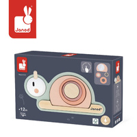 Układanka drewniana sensoryczna Ślimak Sweet Cocoon Janod