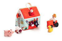 Domek manipulacyjny edukacyjny Farma rolnik i zwierzęta LILLIPUTIENS  