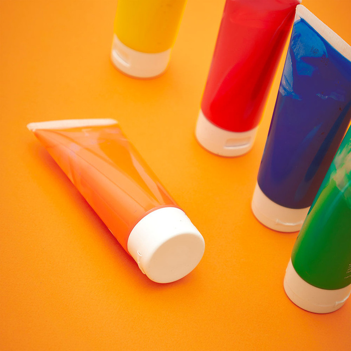 Farbki do malowania rękami 5 kolorów Janod