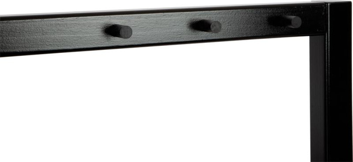 Czarna kuchnia z drewna dla dzieci industrialna Small Foot