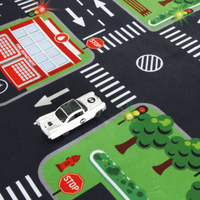 Miękka mata animacyjna Droga i 3 autka Buki