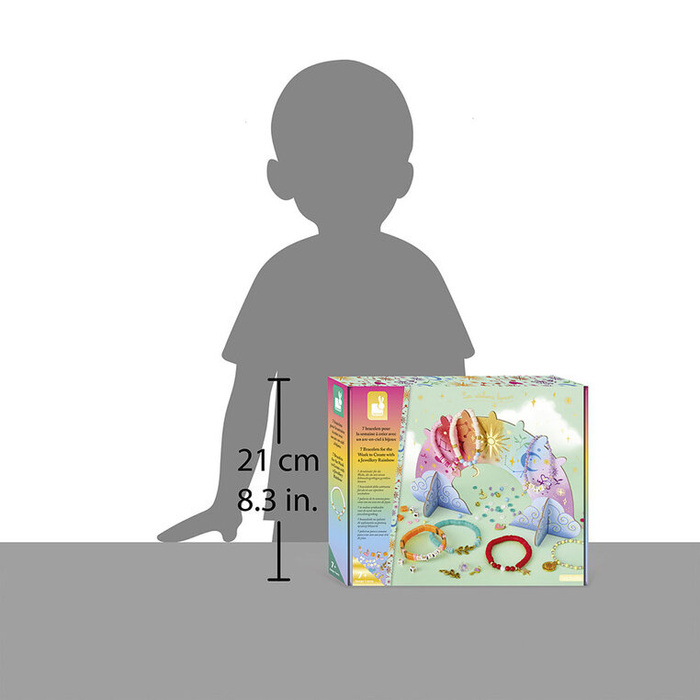 Zestaw do tworzenia biżuterii ze stojakiem Bransoletka na każdy dzień tygodnia Janod