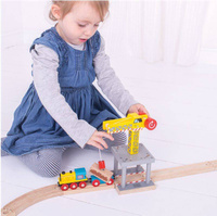 Obrotowy dźwig z magnetycznym uchwytem, Bigjigs Rail